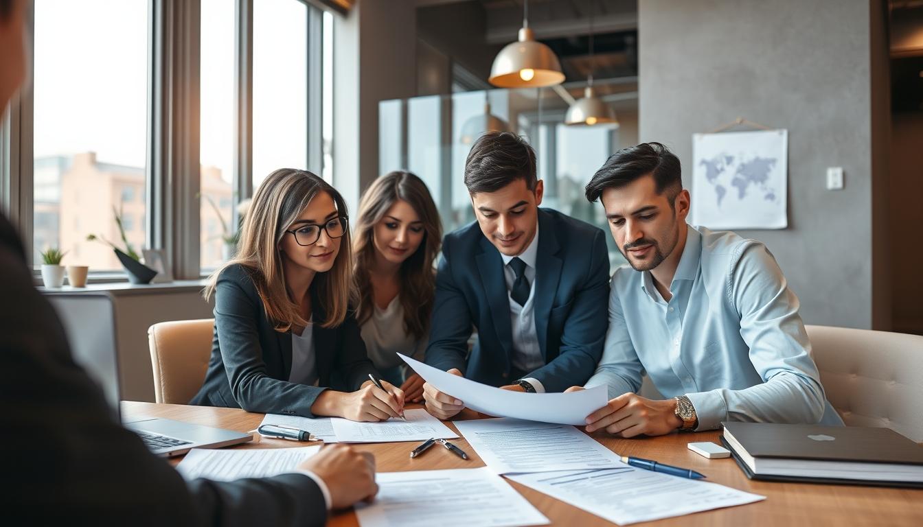 Assistance throughout the process